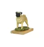 Carlin, Pug, Mops - figurine peinte, statue, sculpture, réalisée par l'artiste, marque Art-Dog