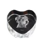 Pumi - une photo de chien dans un cristal, un cœur en cristal, un cadre photo exceptionnel de la marque Art-Dog