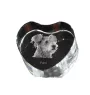 Pumi - une photo de chien dans un cristal, un cœur en cristal, un cadre photo exceptionnel de la marque Art-Dog