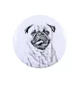 Mops, Pug, Carlin, Carlino, Doguillo - Damen Schmuck mit dem Bild eines Hundes, handgefertigtes Produkt, Möglichkeit, Ihr eigenes Foto hinzuzufügen, Marke Art-Dog