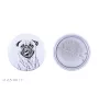 Carlin, Pug, Mops - badge avec votre chien, ajoutez votre propre photo, marque Art-Dog