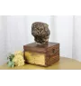 Pug - urn for dog ashes with a statuette, small urn for a dog, personalized urn with a bust of a dog by Art-Dog brand