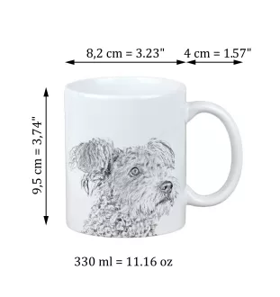 Pumi, Hungarian Pumi, Hungarian herding terrier - cup with a dog, cute cup with graphics, a gift with your photo from the Art-Dog brand