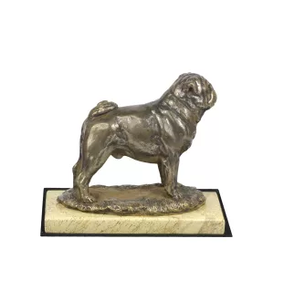 Pug - dog figurine, dog silhouette figurine, trophy for Art-Dog dog show exhibition