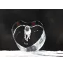 Mops, Pug serce kryształowe z psem Art-Dog