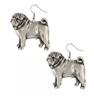 Mops, Pug, Carlin, Carlino, Doguillo - Hängende Ohrringe mit Hunden, entzückender Schmuck für Hunde-Mama, Geschenk für Mädchen von der Marke Art-Dog