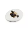 Pug - a plate with a geometric design and the brand name Art-Dog