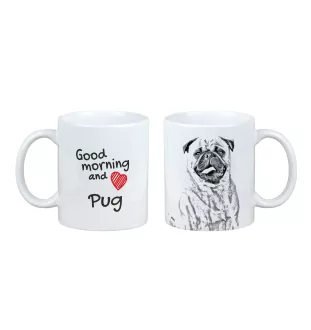 Carlin, Pug, Mops - tasse avec chien, tasse avec photo, cadeau personnalisé de la marque Art-Dog
