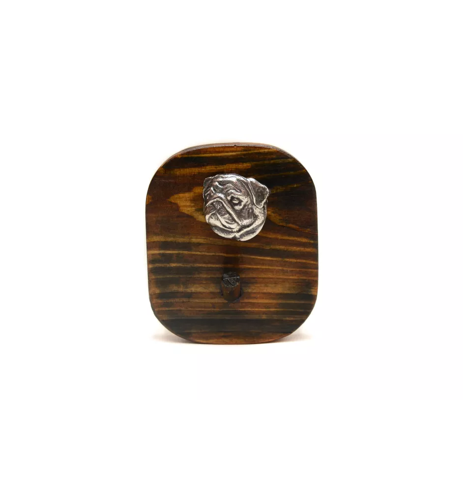 Carlin, Pug, Mops II - porte-clés, porte-clés avec chien pour les médailles, crochet pour les clés de la marque Art-Dog