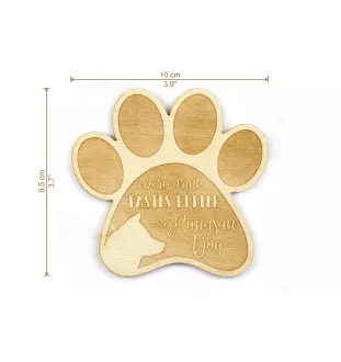 Pungsan dog, Korean Phungsan, Poongsan, Pungsangae - Sous-verre mug, sous-verre gravé avec chien, cadeau pour amoureux des chiens par la marque Art-Dog