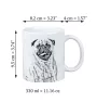 Mops, Pug, Carlin, Carlino, Doguillo - Tasse mit Hund, Tasse mit Bild, personalisiertes Geschenk der Marke Art-Dog