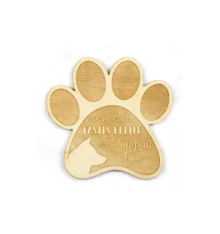 Pungsan dog, Korean Phungsan, Poongsan, Pungsangae - Sous-verre mug, sous-verre gravé avec chien, cadeau pour amoureux des chiens par la marque Art-Dog