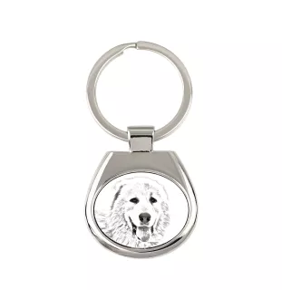 Pyrenäen-Mastiff, Mastín del Pirineo - Schlüsselanhänger mit Hund, Anhänger mit Aufdruck, personalisierter Anhänger der Marke Art-Dog