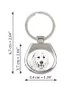Pyrenean Mastiff, Mastín del Pirineo - keychain with a dog, keychain with a print, personalized pendant from the Art-Dog brand