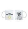 Carlin, Pug, Mops - tasse avec chien, une tasse joyeuse pour les amoureux des chiens, un cadeau personnalisé de la marque Art-Dog