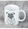 Carlin, Pug, Mops - tasse avec chien, une tasse joyeuse pour les amoureux des chiens, un cadeau personnalisé de la marque Art-Dog