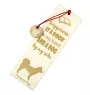 Pungsan dog, Korean Phungsan, Poongsan, Pungsangae - Lesezeichen mit Hund, personalisiertes Lesezeichen, Hundeaccessoire für Leser der Marke Art-Dog