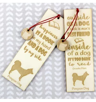 Pungsan dog, Korean Phungsan, Poongsan, Pungsangae - Lesezeichen mit Hund, personalisiertes Lesezeichen, Hundeaccessoire für Leser der Marke Art-Dog