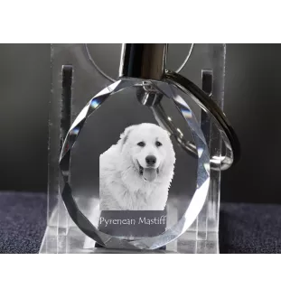 Mastif pirenejski brelok do kluczy owalny z psem Art-Dog