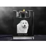 Pyrenäen-Mastiff, Mastín del Pirineo - Kerzenhalter mit Hundefoto, Teelichthalter aus Kristall, personalisiertes Geschenk der Marke Art-Dog