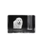 Pyrenean Mastiff, Mastín del Pirineo - Pen stand, crystal organiser with dog photo, unique desk decoration by Art-Dog brand