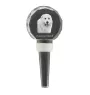 Pyrenean Mastiff, Mastín del Pirineo - Crystal bottle stopper, unique wine stopper with photo, personalised gift for sommelier by Art-Dog brand