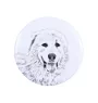 Pyrenean Mastiff, Mastín del Pirineo - magnet with a dog's pupil, exceptionally light, strong magnet, handmade product by the Art-Dog brand
