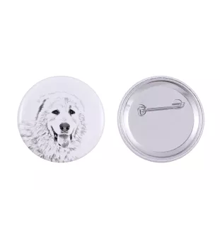 Mâtin des Pyrénées, Mastín del Pirineo - badge avec votre chien, ajoutez votre propre photo, marque Art-Dog