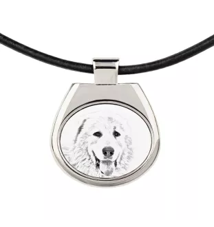 Pyrenäen-Mastiff, Mastín del Pirineo - Halskette mit Hund, personalisierter Anhänger mit Foto, einzigartige Halskette für Frauen und Männer von der Marke Art-Dog