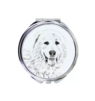 Mastif pirenejski lusterko ze zdjęciem psa Art-Dog