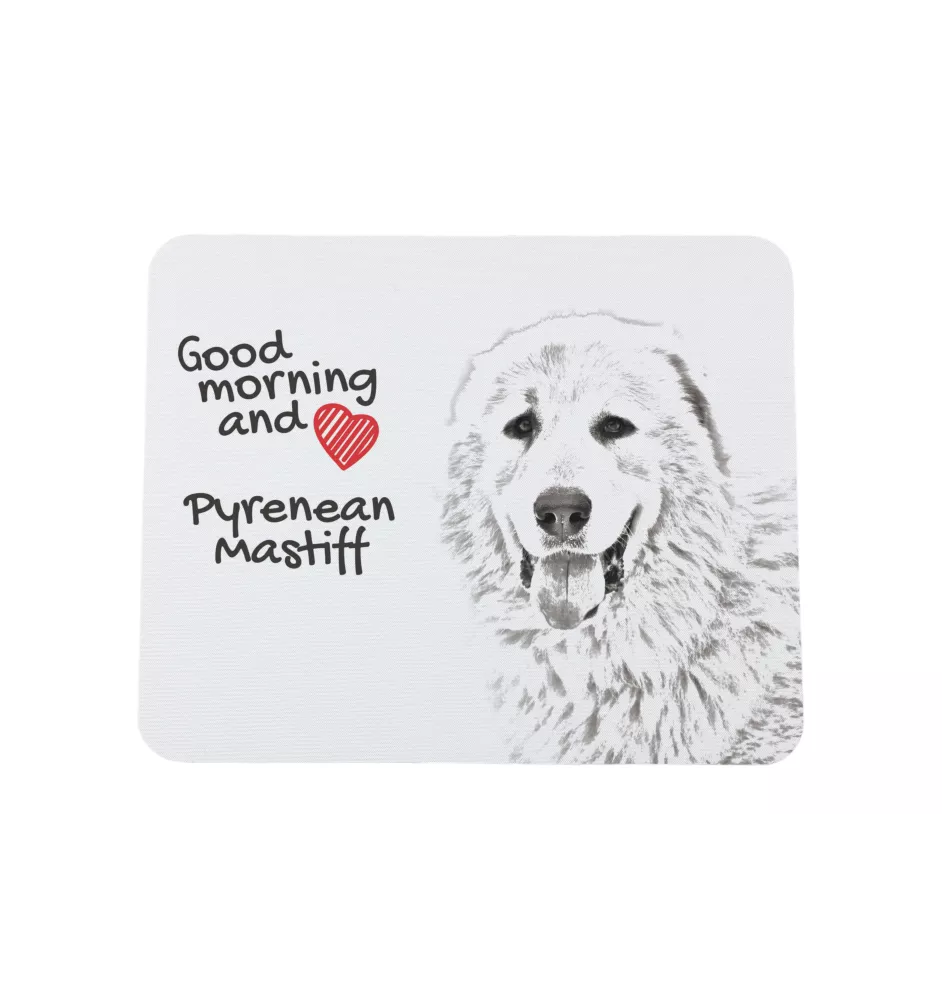 Mâtin des Pyrénées, Mastín del Pirineo - tapis de souris personnalisé avec impression, tapis de souris personnalisé avec chien, accessoire unique pour employé de bureau de la marque Art-Dog