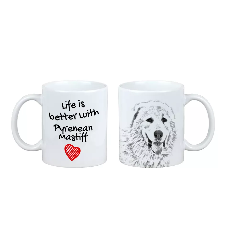 Mâtin des Pyrénées, Mastín del Pirineo - tasse avec chien, tasse avec photo, cadeau personnalisé de la marque Art-Dog
