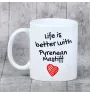 Pyrenean Mastiff, Mastín del Pirineo - cup with a dog, cup with a photo, personalized gift from the Art-Dog brand