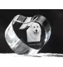 Mastif pirenejski serce kryształowe z psem Art-Dog