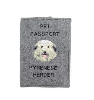 Owczarek pirenejski etui na paszport Art-Dog
