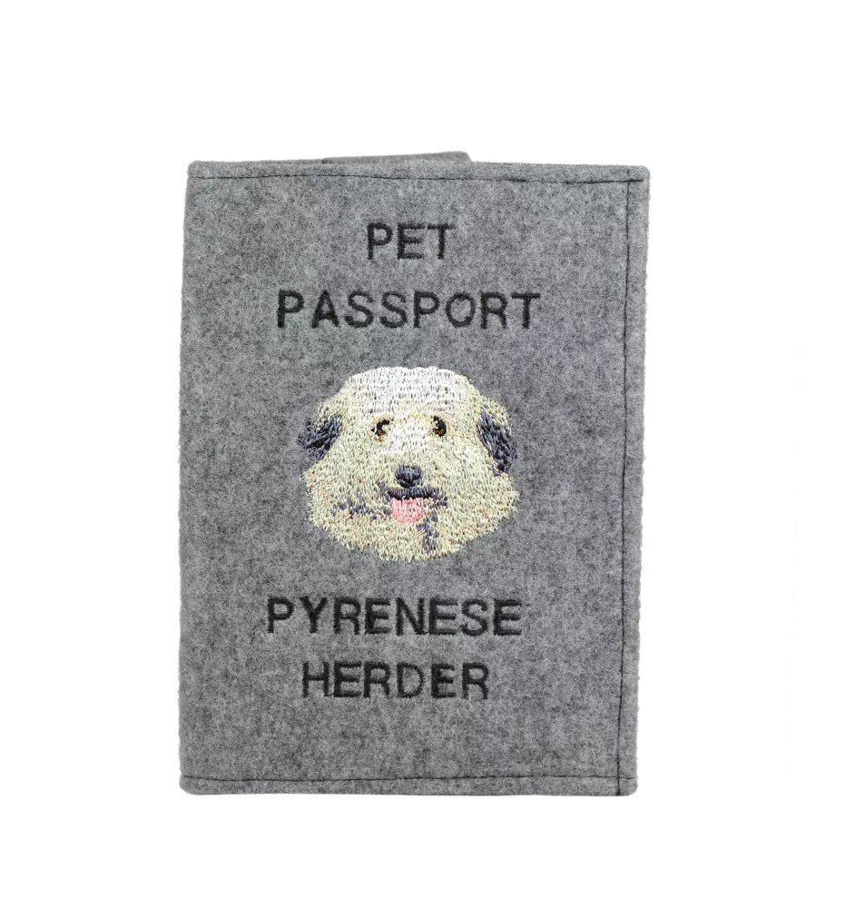 Owczarek pirenejski etui na paszport Art-Dog