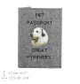 Pyrenäenberghund, Patou - Hundepassetui, Dokumententasche, Geschenk für den Reisenden von der Marke Art-Dog