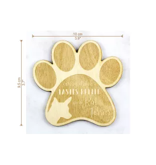 Rat Terrier - Sous-verre mug, sous-verre gravé avec chien, cadeau pour amoureux des chiens par la marque Art-Dog