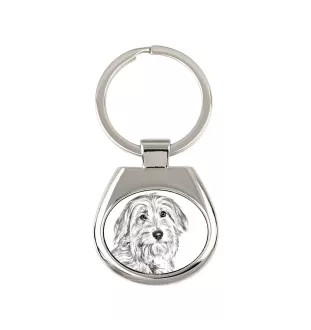 Pyrenean Sheepdog, Labri, Pyrenees Sheepdog I - keychain with a dog, keychain with a print, personalized pendant from the Art-Dog brand