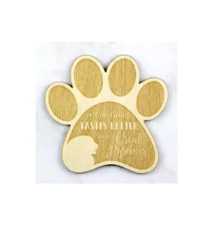 Pyrenäenberghund, Patou - Tasse Untersetzer, graviert Untersetzer mit Hund, Geschenk für Hundeliebhaber von Art-Dog Marke