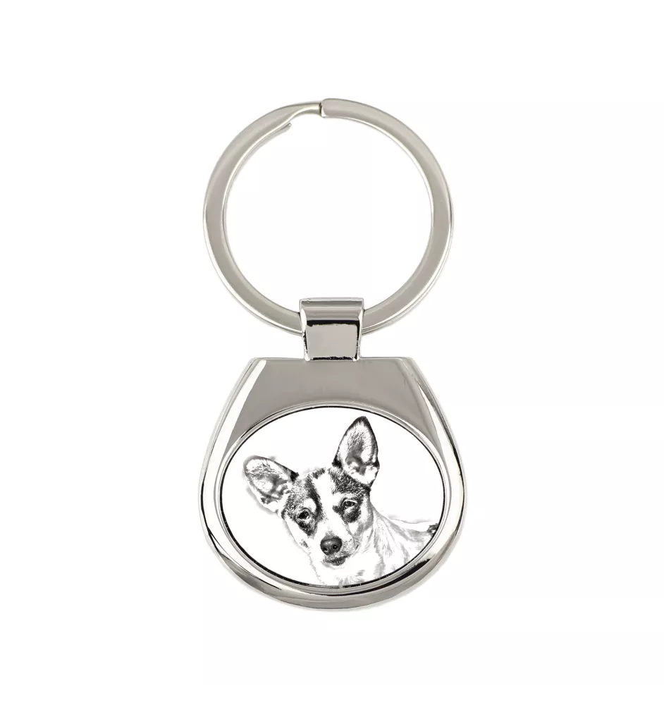 Rat Terrier - porte-clés avec chien, porte-clés imprimé, breloque personnalisée de la marque Art-Dog