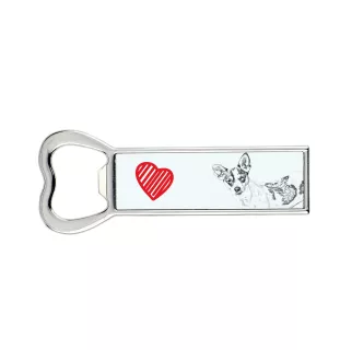 Rat Terrier - ouvre-bouteille avec chien, ouvre-bouteille personnalisé pour réfrigérateur, cadeau unique pour homme de la marque Art-Dog