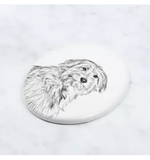 Owczarek pirenejski I płyta nagrobna ze zdjęciem psa Art-Dog