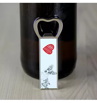 Rat Terrier - Flaschenöffner mit Hund, personalisierter Flaschenöffner für den Kühlschrank, ein einzigartiges Geschenk für Männer von der Marke Art-Dog