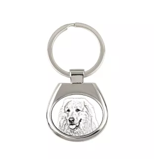 Pyrenean Mountain Dog, Great Pyrenees, Pyrenean Shepherd - keychain with a dog, keychain with a print, personalized pendant from the Art-Dog brand