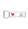 Pyrenean Mountain Dog, Great Pyrenees, Pyrenean Shepherd - bottle opener with a dog, personalized fridge opener, unique gift for a man by Art-Dog brand