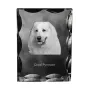 Pyrenäenberghund, Patou - Kristall mit einem Hundebild, Glasstatuette mit einem Bild, einzigartiger Bilderrahmen der Marke Art-Dog