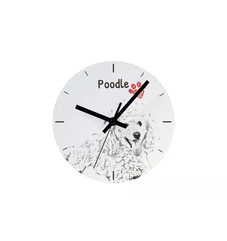 Chien de berger des Pyrénées I - horloge murale avec chien, horloge de table avec impression, décoration personnalisée de la maison de la marque Art-Dog