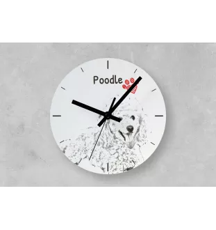 Chien de berger des Pyrénées I - horloge murale avec chien, horloge de table avec impression, décoration personnalisée de la maison de la marque Art-Dog