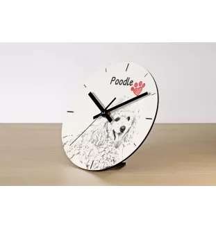 Pyrenaen-Hutehund, Pyrenäenschäferhund I - Wanduhr mit Hund, Regal Uhr mit Druck, personalisierte Hausdekoration von Art-Dog.